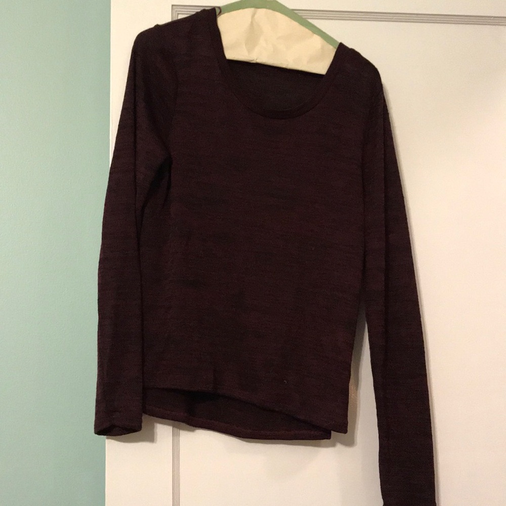 Burgundy blouse